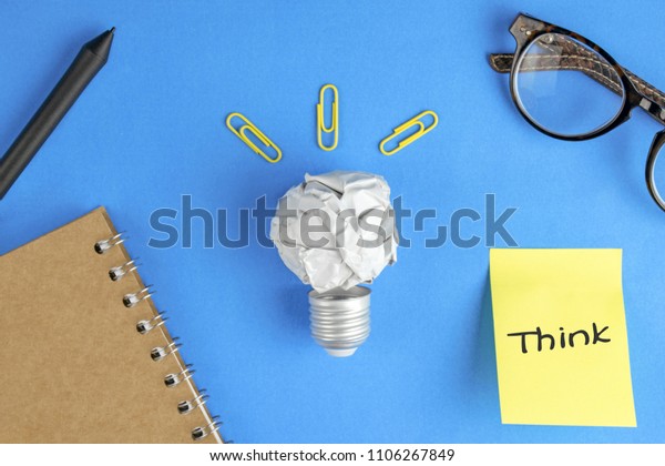 Office Desk Table Top View Light Stock Photo Edit Now 1106267849