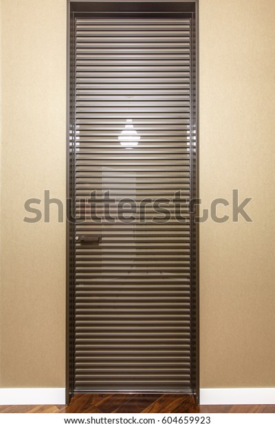 Office Door Glass Door Grey Window Stock Photo Edit Now