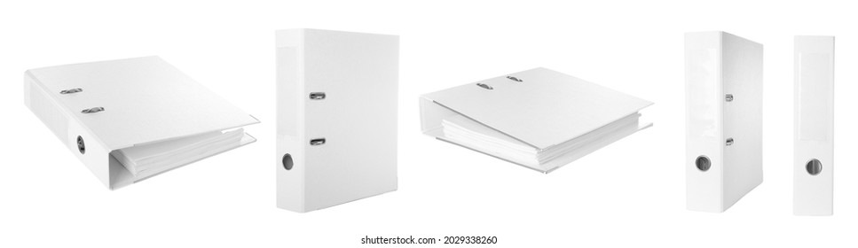 Office Folder On White Background