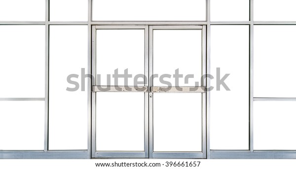 Office Glass Door Window Into Office Stock Photo Edit Now 396661657
