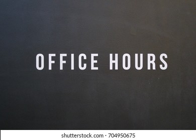 Office Hours Sign