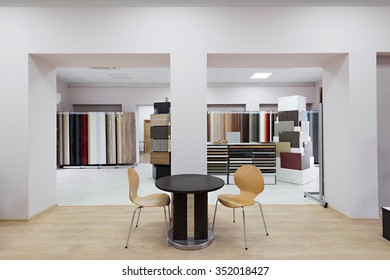 Office Interior In Furniture Showroom