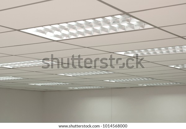 Office Luminaries On T Bar Ceiling Stock Photo Edit Now 1014568000