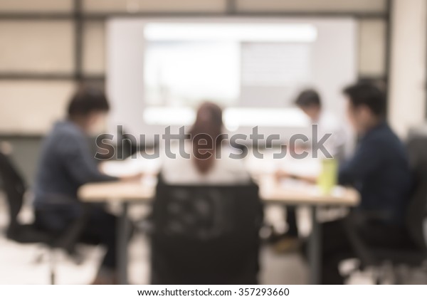 Office People Meeting Blur Background Working Stock Photo Edit Now