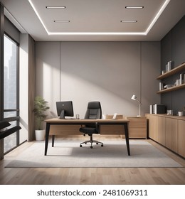 office room Interior architecture design - Powered by Shutterstock