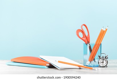 Office School Orange Pastel Blue 260nw 1900594240 
