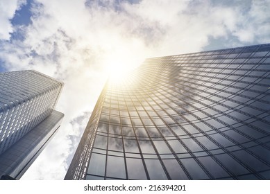 Office Skyscraper Building In Frankfurt Am Main, Germany