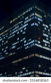 Office tower in downtown Toronto at night - Shutterstock ID 2316818363