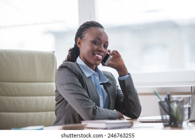 Office Worker Making A Phone Call Understanding The Importance Of Positive Attitude