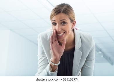 Office Worker Revealing Secrets Under Your Breath