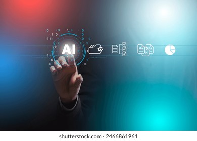 Office workers are using AI to help with their daily work.