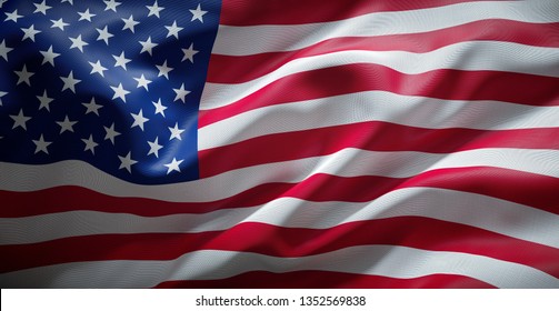 Official flag of the United States of America.
