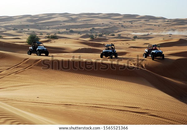 Offroad buggy\
desert safari race trip in Dubai,\
UAE