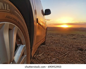 Offroad sunset