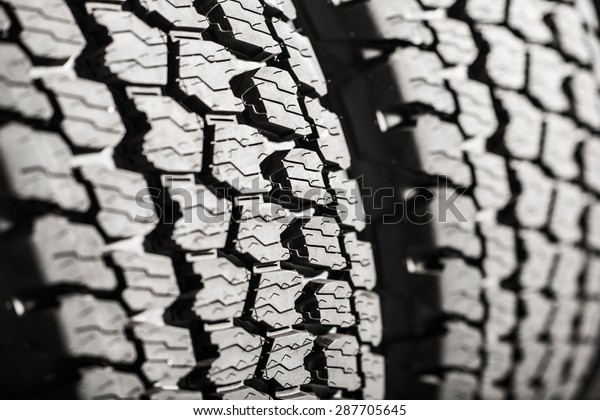 Offroad Tires Tread Bar. Brand New Tires Tread\
Bar Closeup