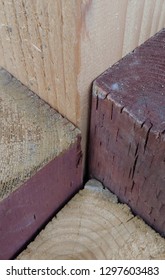 Offset Edges Of Stacked 4X4 Wood Posts