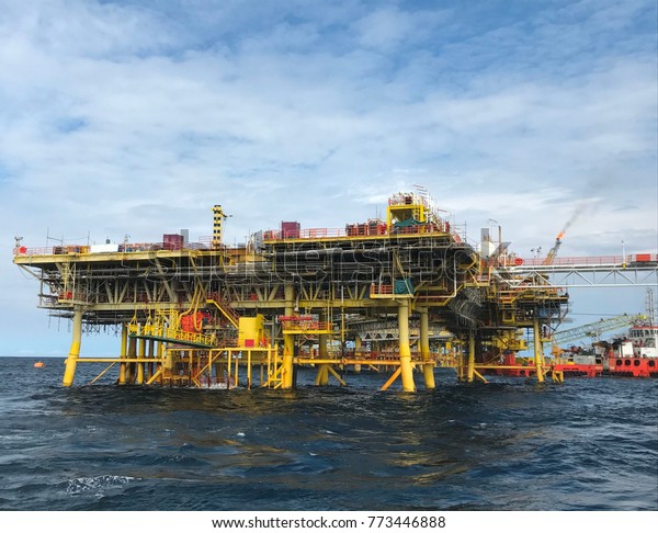 Offshore Drilling Platform Complex Baronia Fields Stock Photo Edit Now 773446888