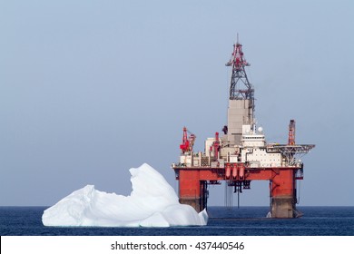 Offshore Oil Drilling Platform.