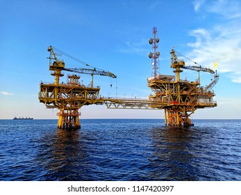 Oil Gas Platform Bridge Petroleum Process Stock Photo (Edit Now) 1151911658