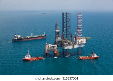 Offshore Oil Rig Drilling Platform