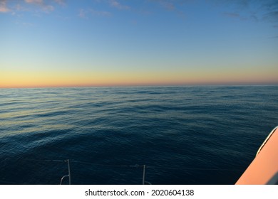 Offshore Sailing Atlantic Ocean Sunset