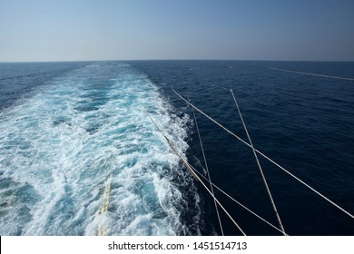 Offshore Seismic Research Vessel Guns And Cables