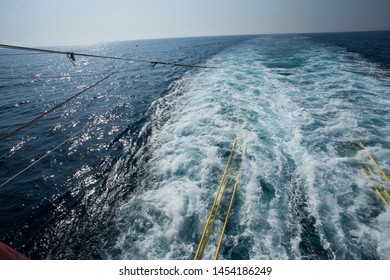 Offshore Seismic Research Vessel Guns And Cables