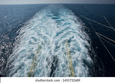 Offshore Seismic Research Vessel Guns And Cables