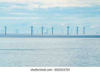 Offshore Wind Farm Off The Coast Of Llandudno, North Wales