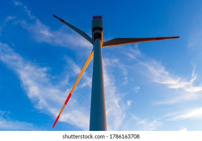 Offshore Wind Turbine At The North Sea