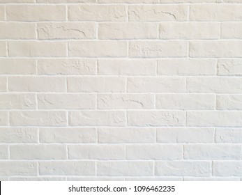 off white painted brick