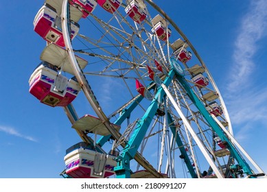 Oglesby, Illinois - United States - July 19th, 2022: Carnival Ride At The Oglesby Fun Fest In Oglesby, Illinois.