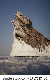 Ogoy Island on Lake Baikal in Winter. Siberia, Russia. - Shutterstock ID 1917217466