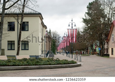 Ogre city, Latvia