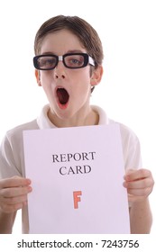 OH NO - F On Report Card