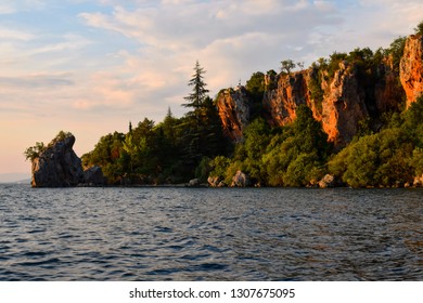 Ohrid Lake Wild Shore Near Trpejca Stock Photo 1307675095 | Shutterstock