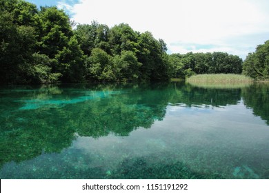 Ohrid - Macedonia. Saint Naum Springs Black Drin River Near Ohri