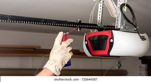 Oil Can Used On A Garage Door Opener