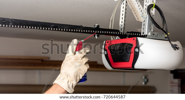 Oil Can Used On Garage Door Stock Photo Edit Now 720644587