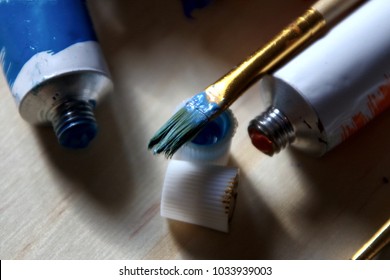 Oil Colors Artist Equipment Stock Photo 1033939003 | Shutterstock