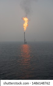 Oil Docks In The Persian Gulf