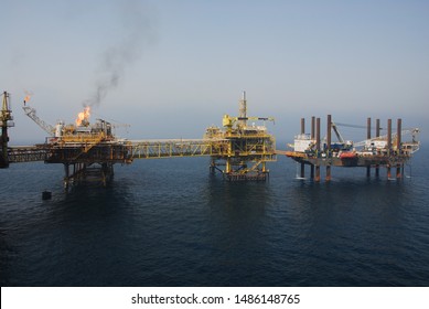 Oil Docks In The Persian Gulf