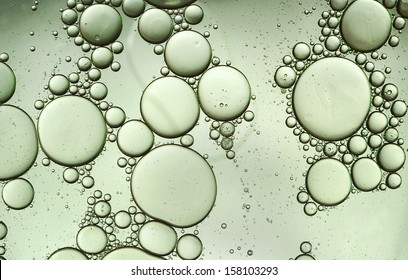 Oil Drops On Water