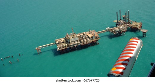  Oil Exploration Rig In The Persian Gulf