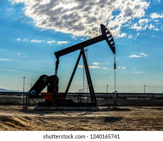 An Oil Extraction Well In The Oman