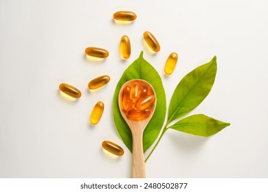 Oil filled capsules, softgel of food supplements, fish oil, omega 3, vitamin D3, vitamin E