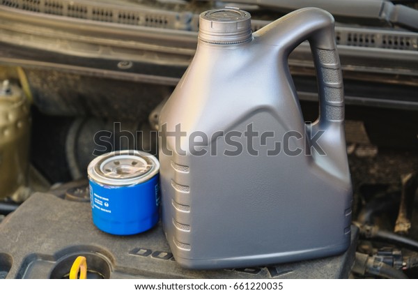 Oil filter and engine\
oil