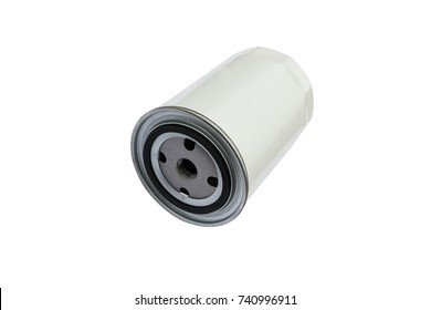 Oil Filter Isolated On White Background Stock Photo 740996911 ...