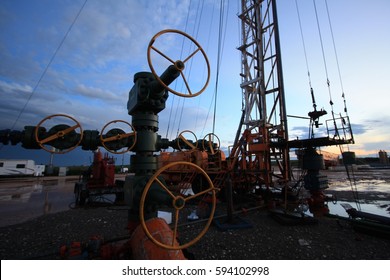 Oil And Gas Explorations Well Head