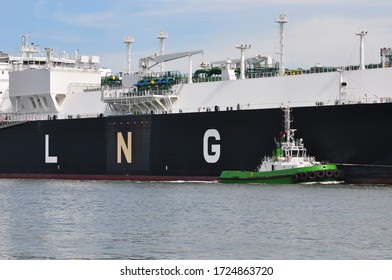 Oil And Gas Industry- Liquefied Natural Gas Tanker LNG.